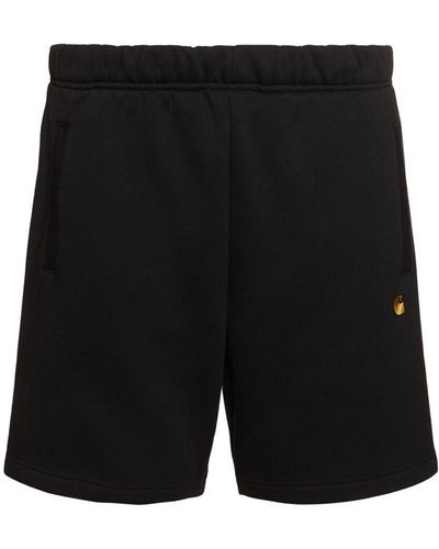 Carhartt Chase Cotton Blend Sweat Shorts - Black