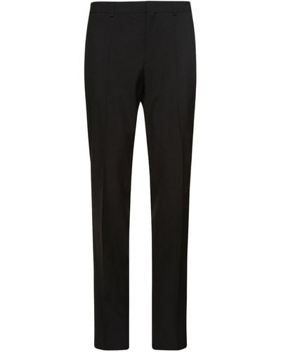 Valentino Slim Tailored Trousers - Black
