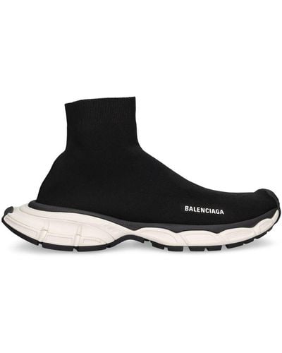 Balenciaga Sneakers 3xl de punto - Negro