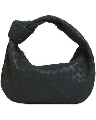 Bottega Veneta Teen Jodie Leather Shoulder Bag - Black