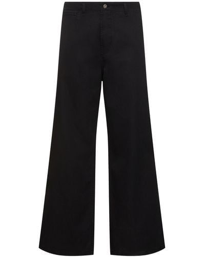 Burberry Cotton Chino Trousers - Blue