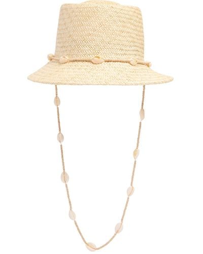 Lack of Color Inca Seashell Bucket Hat - White