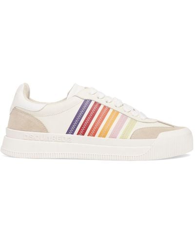 DSquared² Logo Leather Sneakers - Pink