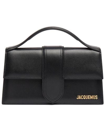 Jacquemus Le Grand Bambino Leather Top Handle Bag - Black