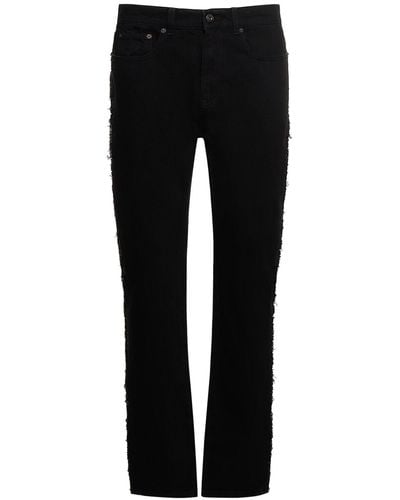 JW Anderson Jeans slim fit de denim de algodón - Negro