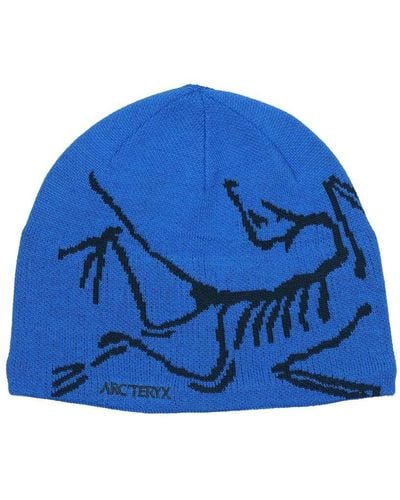 Arc'teryx Beaniemütze Mit Logo - Blau