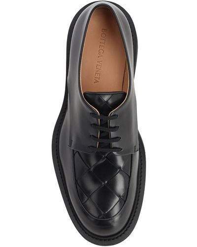 Bottega Veneta Bv Level Leather Varenne Shoes - Black