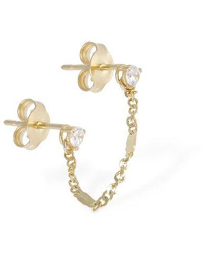 LiL Milan Girls Tears 18kt Gold Mono Earring - Multicolour