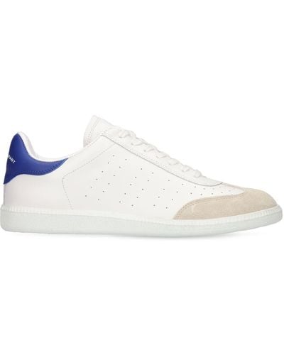 Isabel Marant Brycy Leather Low Top Trainers - White