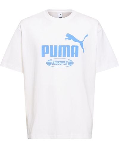 PUMA Baumwoll-t-shirt "kidsuper Studios" - Weiß