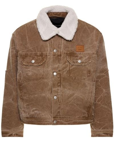 Acne Studios Orsan Padded Cotton Canvas Jacket - Brown