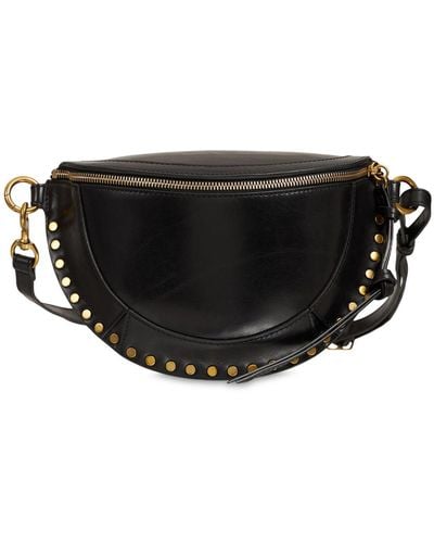 Isabel Marant Skano Leather Belt Bag - Black