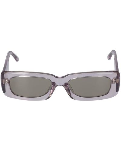 The Attico Mini Marfa Squared Acetate Sunglasses - Gray