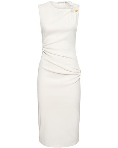 Christopher Esber Callisto Trinity Embellished Midi Dress - White