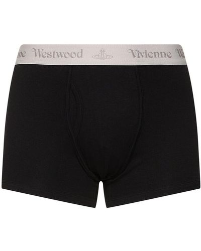 Vivienne Westwood Paquete de 2 calzoncillos de algodón - Negro