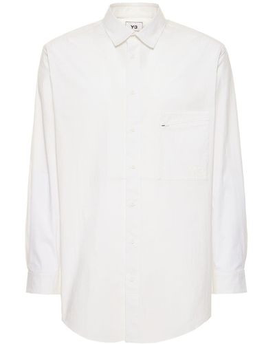 Y-3 Classic Button Down Shirt - White