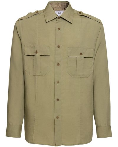 Green Dunhill Shirts for Men | Lyst