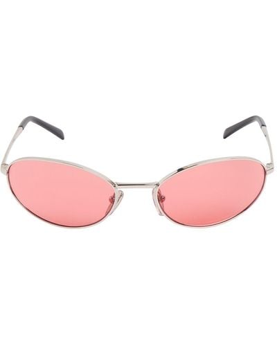 Prada Round Metal Sunglasses - Pink