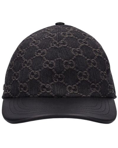 Gucci gg Denim Baseball Hat - Black