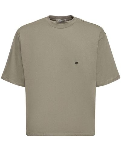 A PAPER KID Cotton T-shirt - Grey