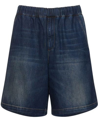 Valentino Shorts in denim - Blu