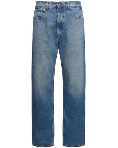 Hed Mayner Cotton Denim Jeans - Blue