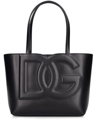 Dolce & Gabbana Petit cabas noir à logo dg