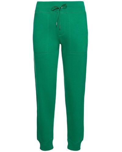 Polo Ralph Lauren Pantaloni mari in felpa di misto cotone - Verde
