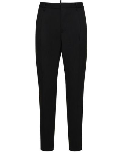 DSquared² Ceresio 9 Stretch Wool Pants - Black