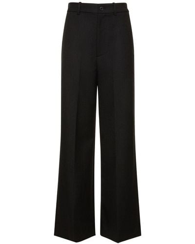 Nili Lotan Johan Wool Pants - Black