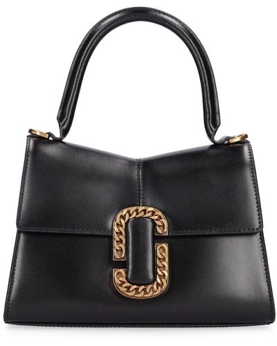 Marc Jacobs The Top Handle レザーバッグ - ブラック