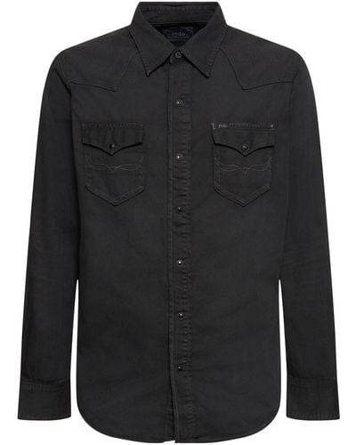 Polo Ralph Lauren Chemise en coton - Noir