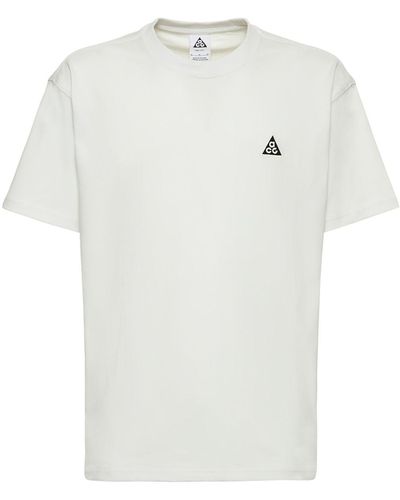 Nike T-shirt à logo acg - Blanc