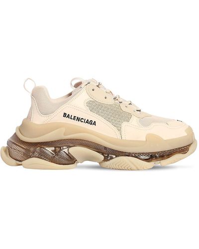 Balenciaga Triple S クリアソールスニーカー 60mm - ナチュラル