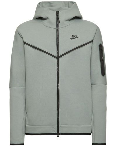 Nike Hoodie Aus Technofleece Mit Reissverschluss - Grau