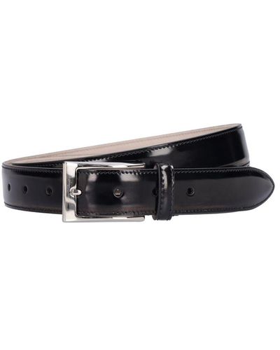 Brunello Cucinelli Leather Belt - White