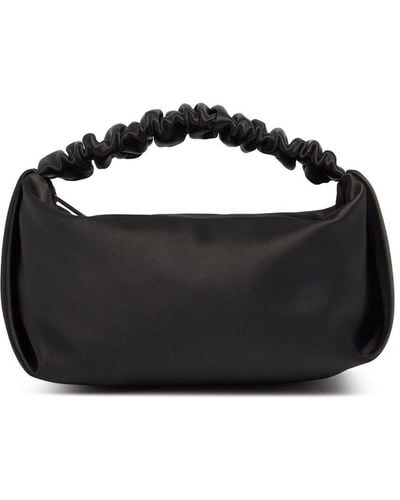 Alexander Wang Mini Scrunchie Top Handle Bag - Black