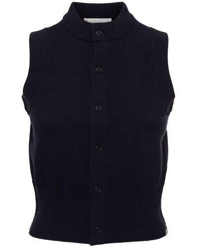 Extreme Cashmere Gilet in cashmere - Blu