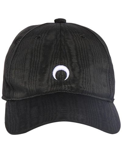 Marine Serre Embroidered Moon Recycled Tech Cap - Black