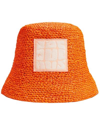 Jacquemus Le Bob Ficiu Bucket Hat - Orange