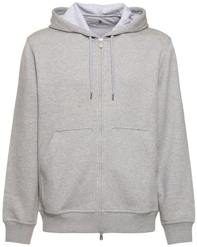Brunello Cucinelli Leisure Zipped Sweatshirt - Grey
