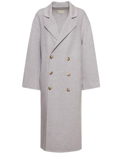 Loulou Studio Borneo Wool & Cashmere Coat - Grey