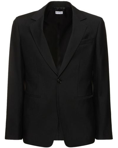 Burberry Blazer de lana - Negro