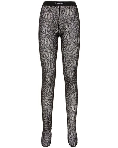 Tom Ford Stretch Lace leggings - Gray
