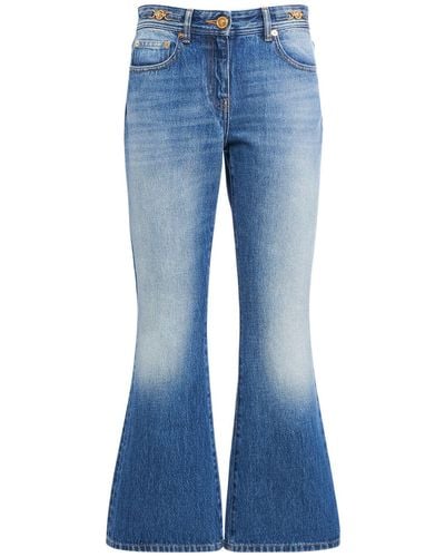 Versace Ausgestellte Jeans Aus Denim - Blau