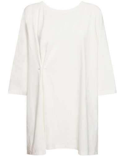 MM6 by Maison Martin Margiela Cotton Jersey T-Shirt - White