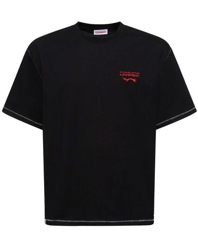 Charles Jeffrey Lvr Exclusive Organic Cotton T-Shirt - Black