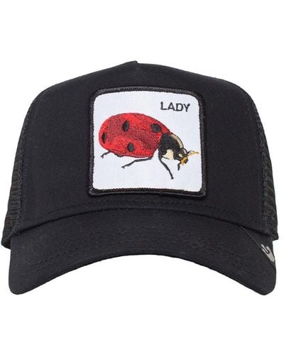 Goorin Bros The Lady Bug Trucker Hat W/Patch - Black