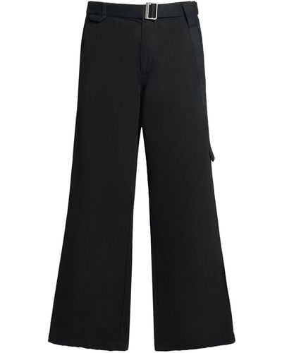 Jacquemus Pantalon en coton le pantalon marrone - Noir