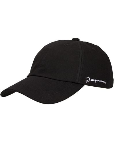 Jacquemus Gorra La Casquette bordada - Negro